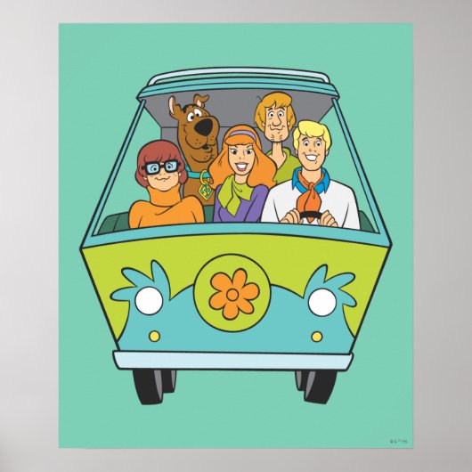Scooby-Doo & The Gang Mystery Machine Poster (Vorne)