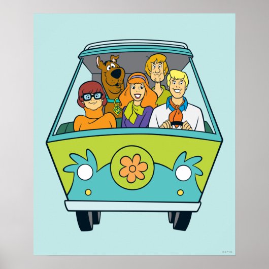 Scooby-Doo & The Gang Mystery Machine Poster (Vorne)