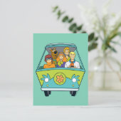Scooby-Doo & The Gang Mystery Machine Postkarte (Stehend Vorderseite)