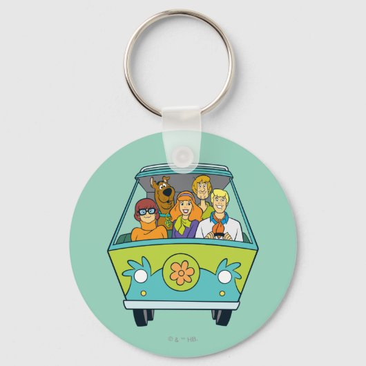 Scooby-Doo & The Gang Mystery Machine Schlüsselanhänger (Rückseite)