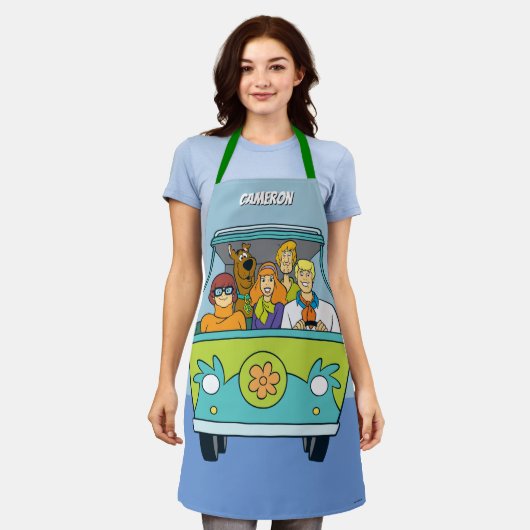 Scooby-Doo & The Gang Mystery Machine Schürze (Getragen)