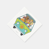Scooby-Doo & The Gang Mystery Machine Serviette (Ecke)