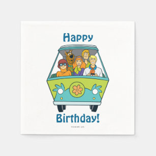 Scooby-Doo & The Gang Mystery Machine Serviette