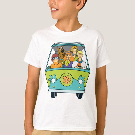 Scooby-Doo & The Gang Mystery Machine T-Shirt (Vorderseite)