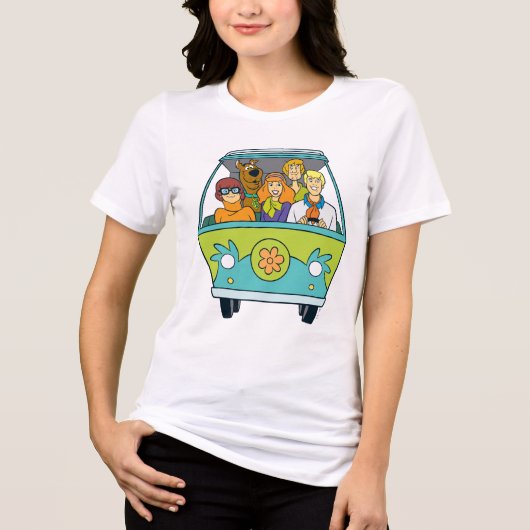 Scooby-Doo & The Gang Mystery Machine Tri-Blend Shirt (Vorderseite)
