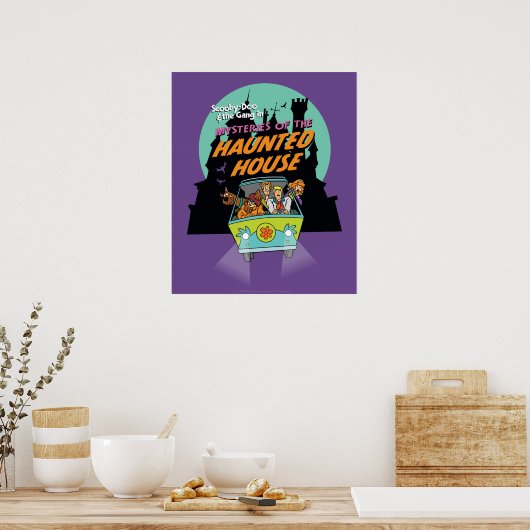 Scooby-Doo "The Haunted House Mysterien" Poster (Küche)