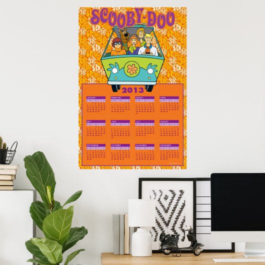 Scooby-Doo The Mystery Machine 2013 Kalender Poster (Heimbüro)