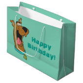 Scooby-Doo Tongue Out Große Geschenktüte (Vorderseite Schrägansicht)