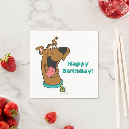 Scooby-Doo Tongue Out Serviette (Beispiel)