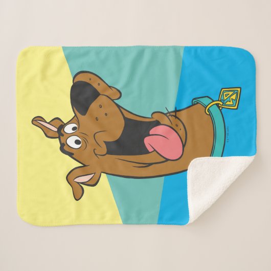 Scooby-Doo Tongue Out Sherpadecke (Vorderseite (Horizontal))