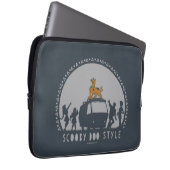Scooby-Doo Tribal Van Silhouette Laptopschutzhülle (Vorne Rechts)