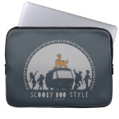 Scooby-Doo Tribal Van Silhouette Laptopschutzhülle (Vorderseite)