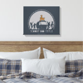 Scooby-Doo Tribal Van Silhouette Leinwanddruck (Insitu (Schlafzimmer))