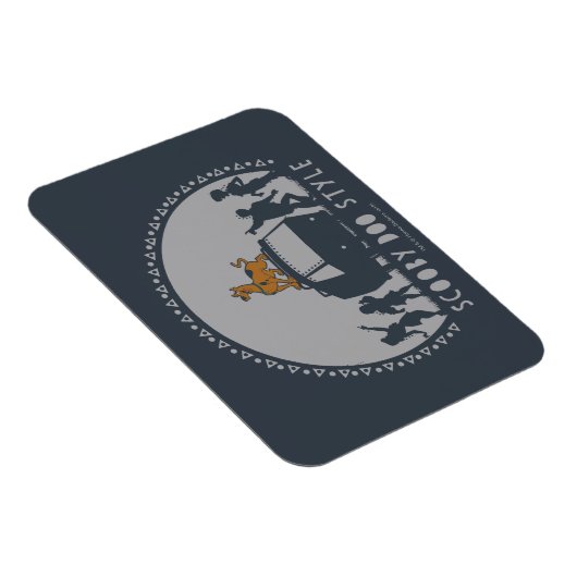 Scooby-Doo Tribal Van Silhouette Magnet (Rechte Seite)