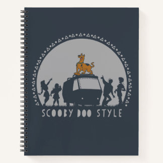 Scooby-Doo Tribal Van Silhouette Notizblock