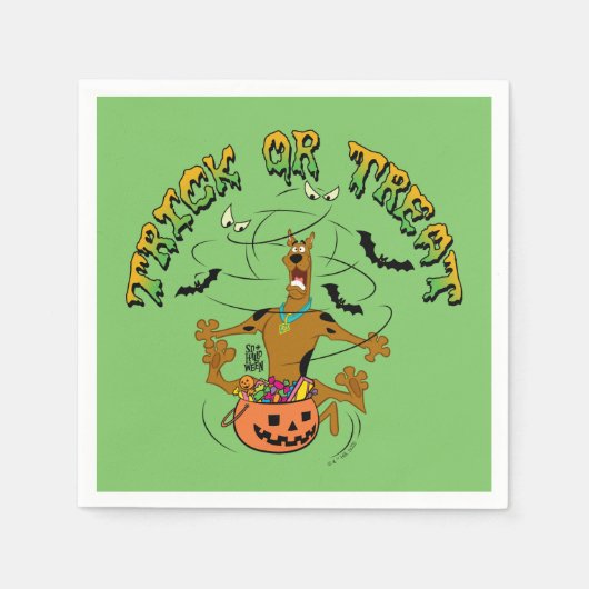 Scooby-Doo | Trick der Leckerei Serviette (Vorderseite)