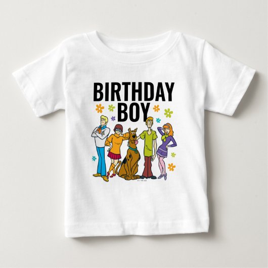 Scooby-Doo und der Gang Birthday Boy Baby T-shirt (Vorderseite)