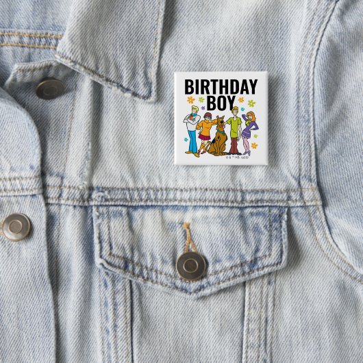 Scooby-Doo und der Gang Birthday Boy Button (Beispiel)