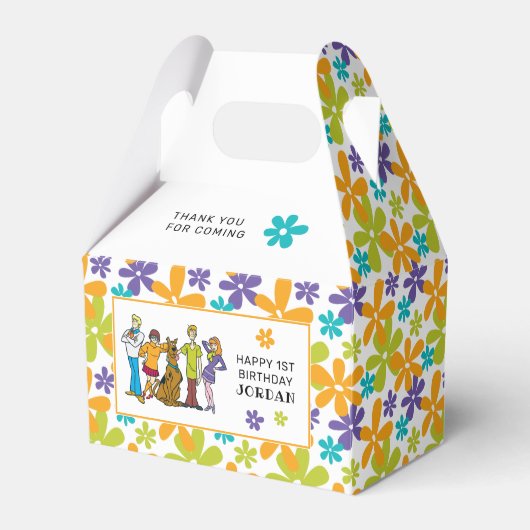 Scooby Doo und die Gang Danke Geschenkschachtel (Vorderseite)