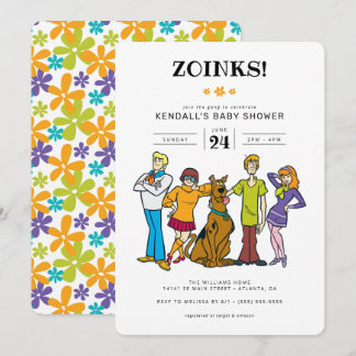 Scooby-Doo und die Gang Groovy Baby-Dusche Einladung