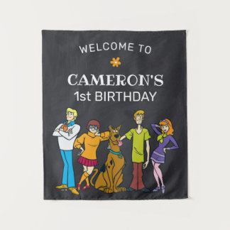Scooby-Doo und die Gang Groovy Geburtstag Wandteppich