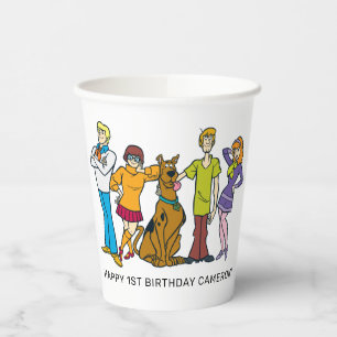 Scooby-Doo und die Gang Groovy zum Geburtstag Pappbecher