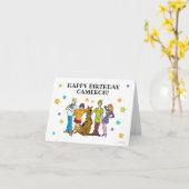 Scooby-Doo und die Gang Happy Birthday Karte (Gelbe Blume)