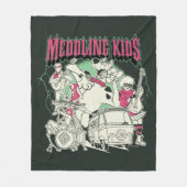 Scooby Doo und die Gang Meddling Kids Punk Band Fleecedecke (Vorderseite)