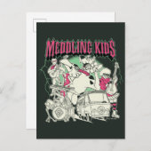 Scooby Doo und die Gang Meddling Kids Punk Band Postkarte (Vorne/Hinten)