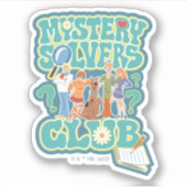 Scooby-Doo und die Gang "Mystery Solvers Club" Aufkleber (Vorderseite)