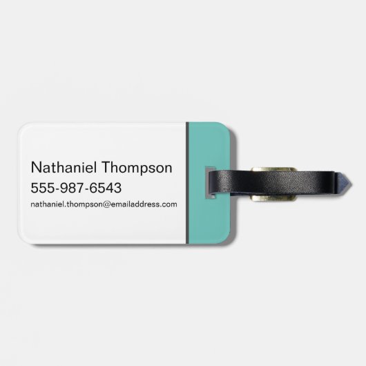 Scooby-Doo und die Gang "Mystery Solvers Club" Gepäckanhänger (Rückseite horizontal)