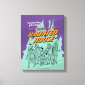 Scooby-Doo und die Gang "Spuk House" Leinwanddruck (Vorderseite)
