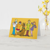 Scooby-Doo und die Mystery Inc. Gang Karte (Gelbe Blume)