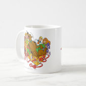 Scooby-Doo und Gang Christmas Kaffeetasse (Vorderseite Links)