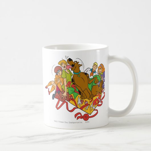 Scooby-Doo und Gang Christmas Kaffeetasse (Rechts)