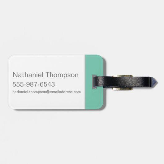 Scooby-Doo und Shaggy Halloween Fright Gepäckanhänger (Rückseite horizontal)