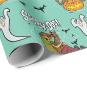 Scooby-Doo und Shaggy Halloween Fright Geschenkpapier (Rolleneckpunkt)