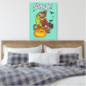 Scooby Doo und Shaggy Halloween Fright Leinwanddruck (Insitu (Schlafzimmer))