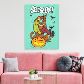 Scooby Doo und Shaggy Halloween Fright Leinwanddruck (Insitu (Wohnzimmer))