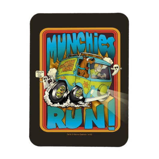Scooby-Doo und Shaggy "Munchies Run!" Magnet (Vertikal)