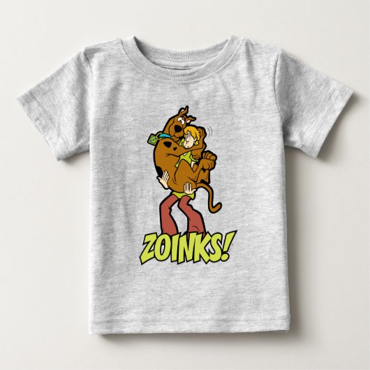 Scooby-Doo und Shaggy Zoinks! Baby T-shirt (Vorderseite)