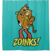 Scooby-Doo und Shaggy Zoinks! Duschvorhang (Vorderseite)