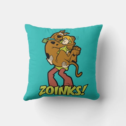 Scooby-Doo und Shaggy Zoinks! Kissen (Rückseite)