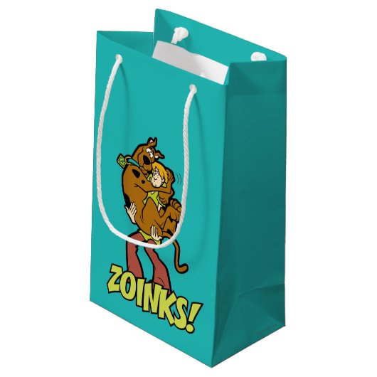 Scooby-Doo und Shaggy Zoinks! Kleine Geschenktüte (Rückseite Schrägansicht)