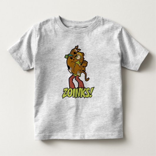 Scooby-Doo und Shaggy Zoinks! Kleinkind T-shirt (Vorderseite)