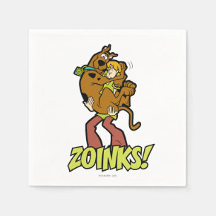 Scooby-Doo und Shaggy Zoinks! Serviette