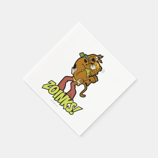 Scooby-Doo und Shaggy Zoinks! Serviette (Ecke)