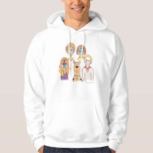Scooby-Doo | Unsere Halloween-Masken Hoodie (Vorderseite)