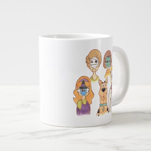 Scooby-Doo | Unsere Halloween-Masken Jumbo-Tasse (Vorderseite Rechts)