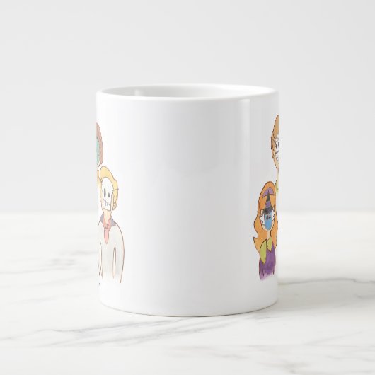 Scooby-Doo | Unsere Halloween-Masken Jumbo-Tasse (Vorderseite)